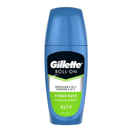 DESOD GILLETTE 60GR ROLLON POWER RUSH