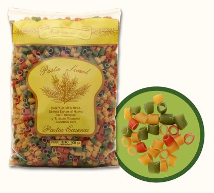 PASTA CASERA 500GR TRICOLOR
