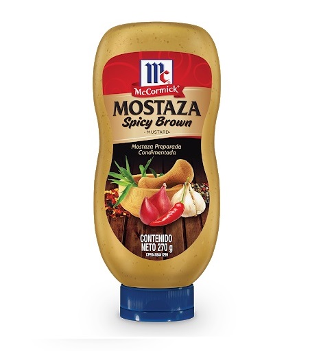 MOSTAZA MCCORMICK 270GR SPICY BROWN