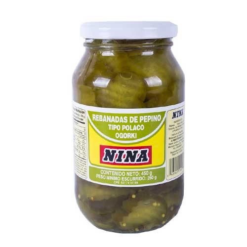 PEPINOS NINA 450GR POLACO OGORKI