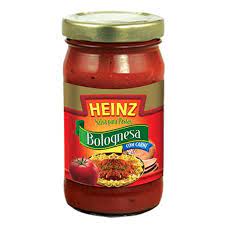 SALSA PARA PASTA HEINZ 195GR BOLOGNESA
