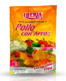 SOPA IBERIA 65GR POLLO CON ARROZ
