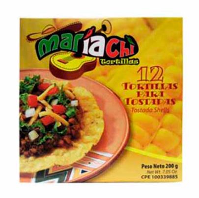 TOSTADAS MARIACHI 200GR MAIZ 12UND
