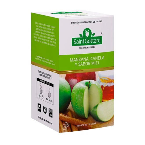 TE SAINTGOTTARD 40GR DE MANZANILLA CAN MIEL