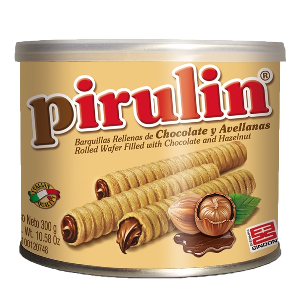 BARQUILLA PIRULIN 300GR LATA GRANDE