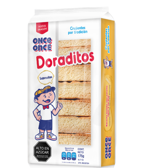 BIZCOCHO ONCE ONCE 175GR DORADITO