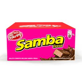 GALLETA SAMBA 32GRX20UND FRESA