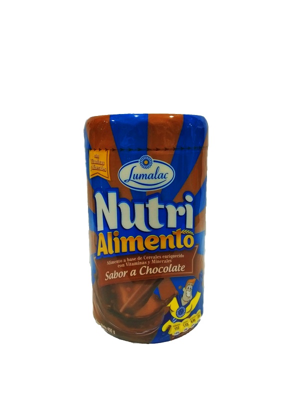 NUTRI ALIMENTO LUMALAC 450GR CHOCO POTE