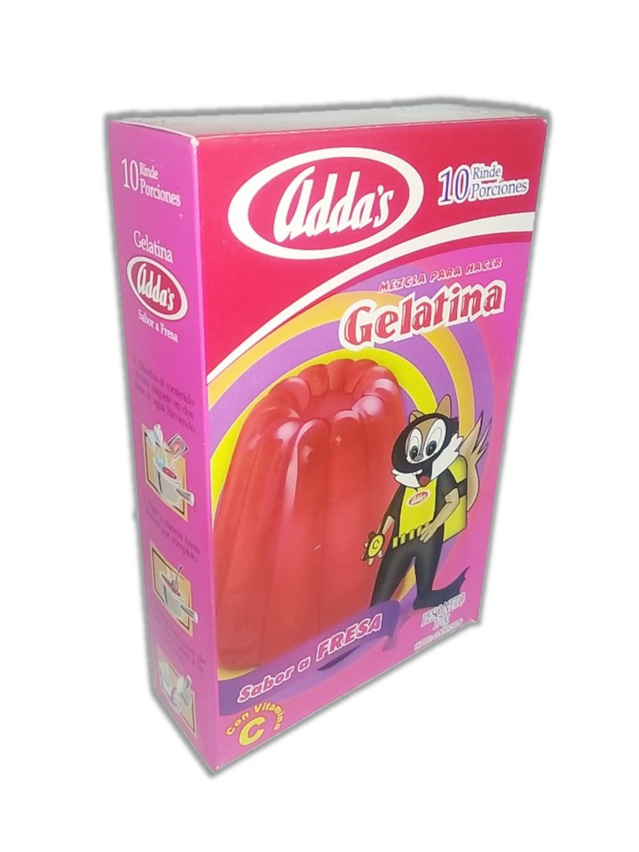 GELATINA ADDAS 170GR FRESA
