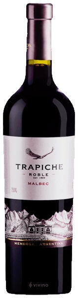 VINO TRAPICHE 0,75LT ROBLE MALBEC
