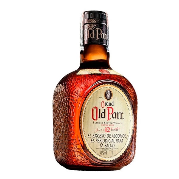WHISKY OLD PARR 0.75LT 12 AÑOS