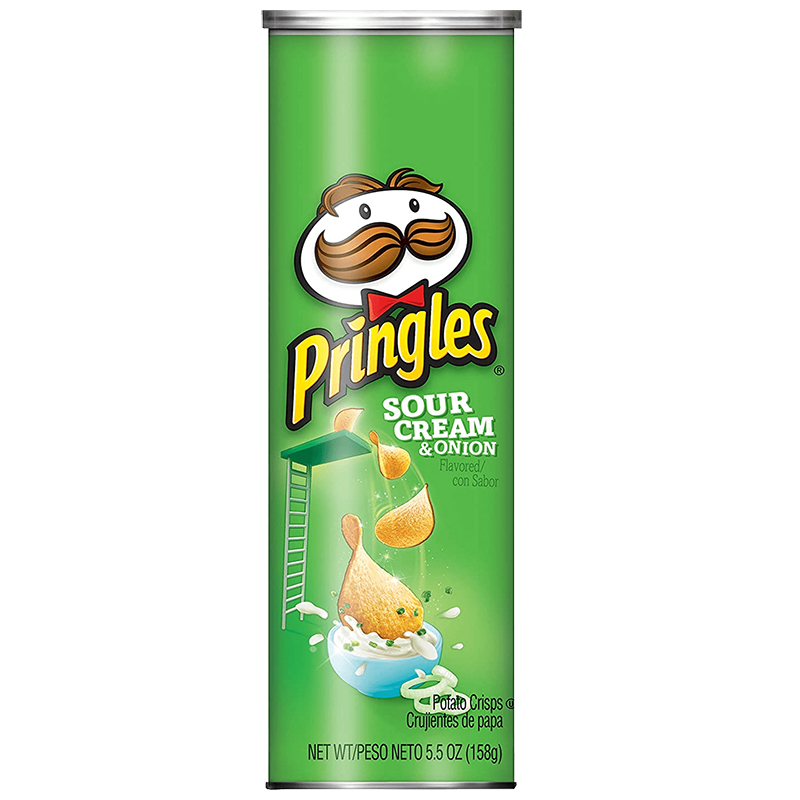 PAPAS PRINGLES 158GR CREMA Y CEBOLLA