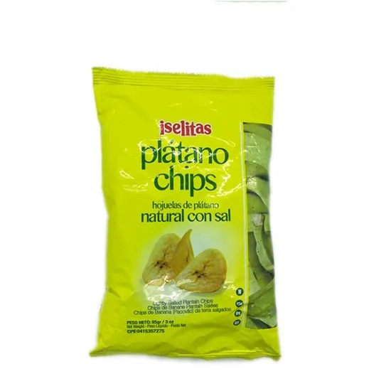 PLATANO ISELITAS 85GR  CHIPS SAL