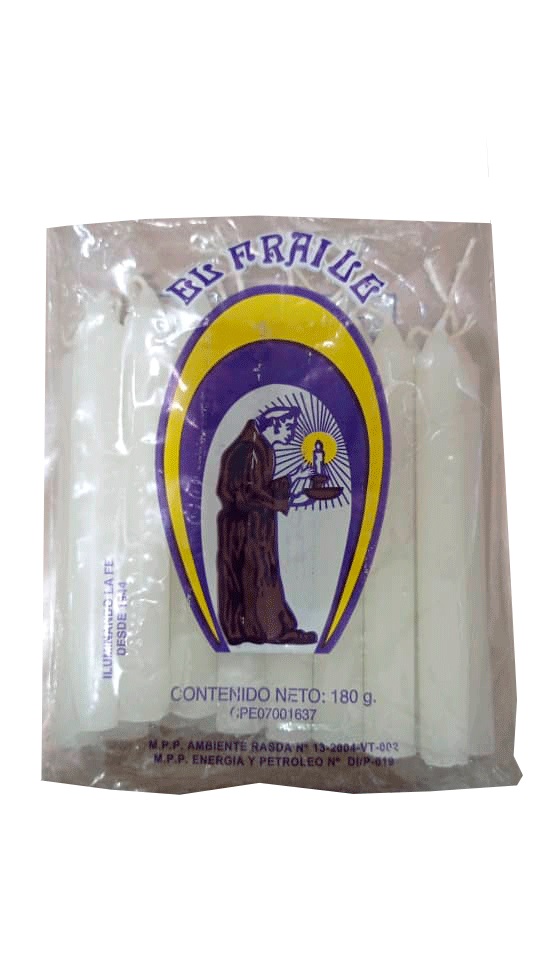VELAS EL FRAILE  14 UNID