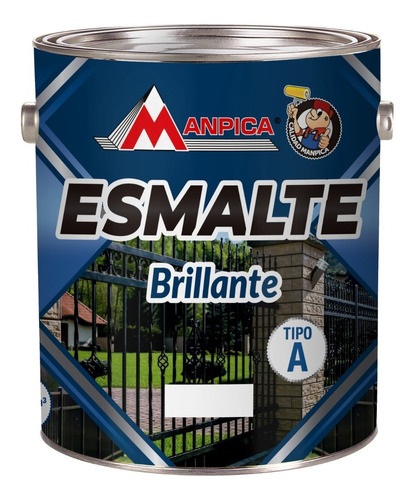 ESMALTE NEGRO BRILLANTE MANPICA GALON