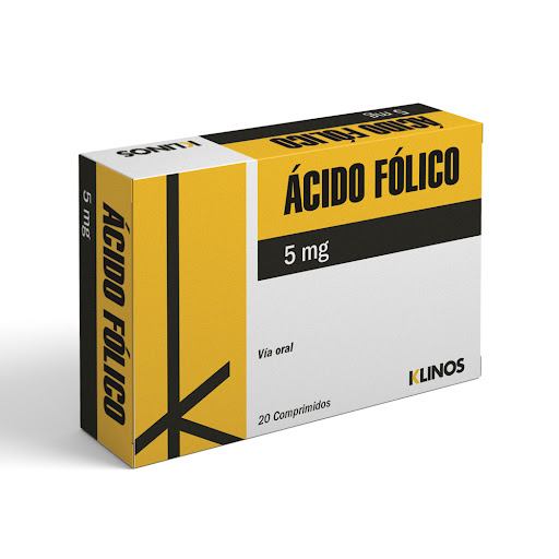 ACIDO FOLICO 5MG X 20TAB KLINOS