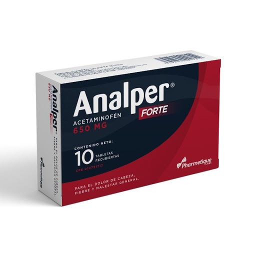 ANALPER FORTE 650MG X 10CAPS PHARMETIQUE