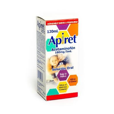 APIRET SOLUC ORAL 180MG/5ML X 120ML OFTALMI