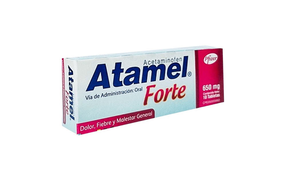 ATAMEL FORTE 650MG X 10TABLETAS