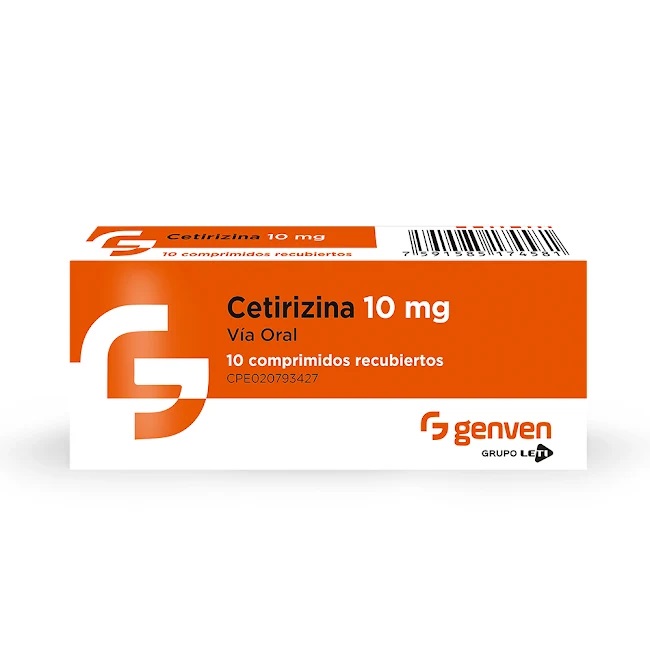 CETIRIZINA 10MG X 10 COMPRIMIDOS GENVEN