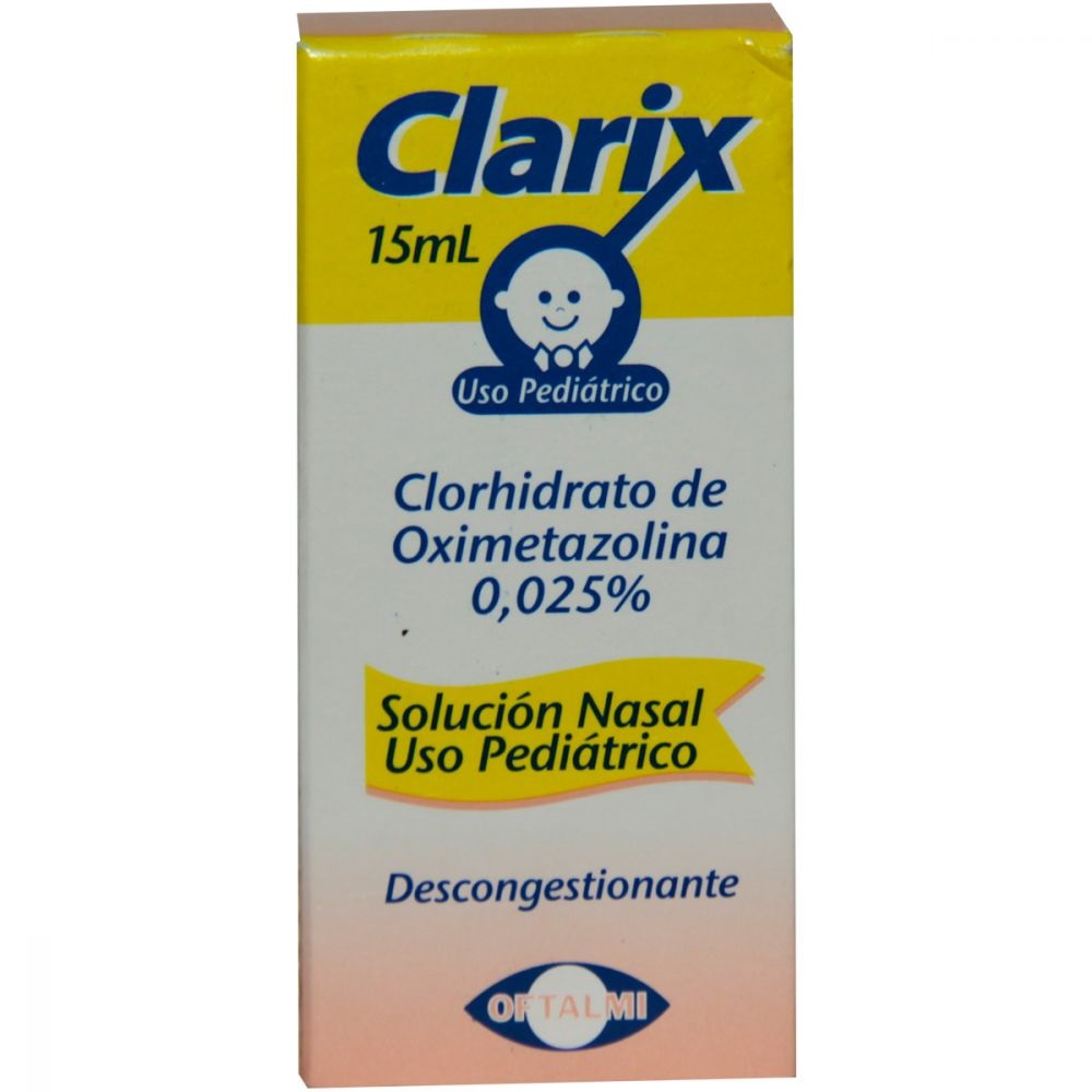 CLARIX 0,025% X 15ML SOL NASAL PED OFTALMI