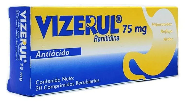 VIZERUL 75MG X 10COMP RANITIDINA DOLLDER