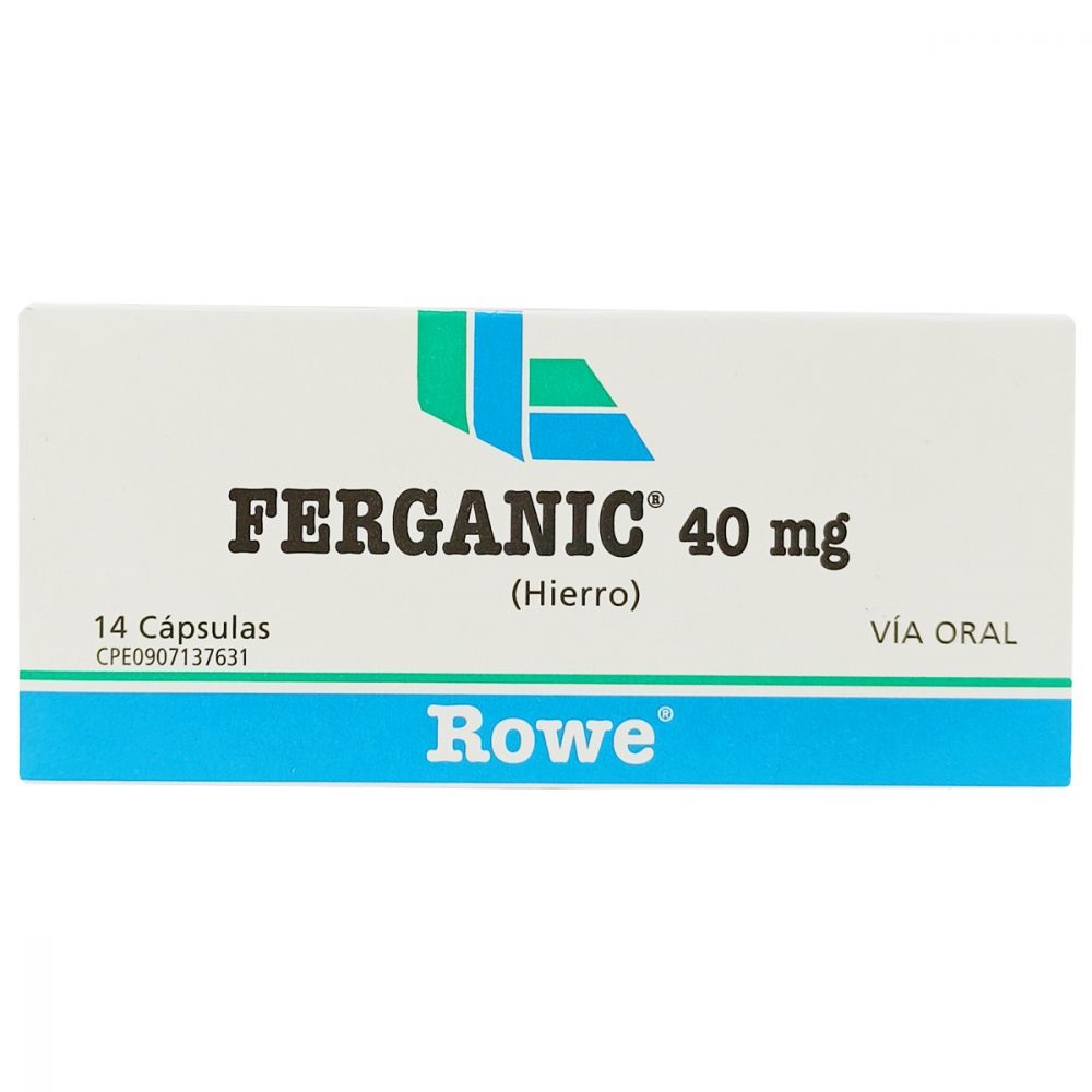 FERGANIC 40MG X 14 CAPSULAS