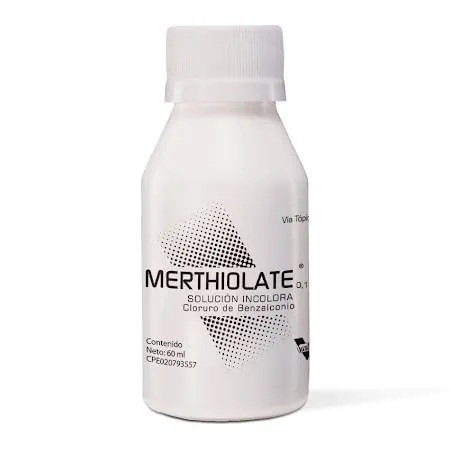MERTHIOLATE SOL INCOLORA 0,13% X 60ML VARGAS