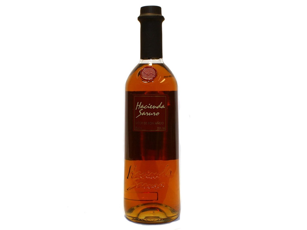 LICOR DE RON HACIENDA SARURO 0.70LT
