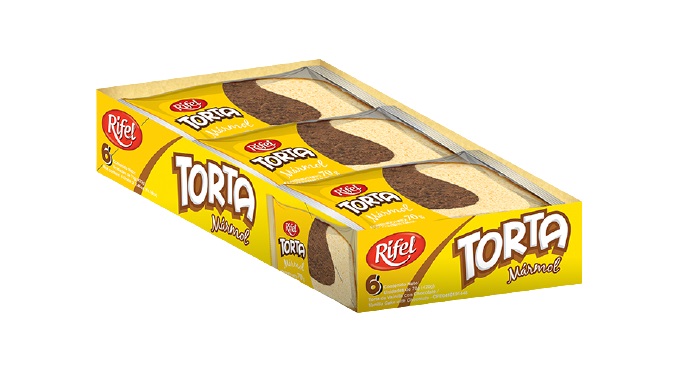 TORTA RIFEL 6X60 GR MARMOL