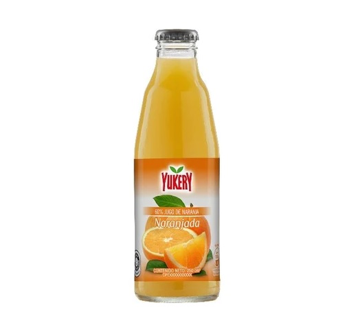 NECTAR YUKERY 250ML NARANJADA 60%BOTELLA