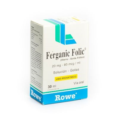 FERGANIC FOLIC GOTAS PED X 30ML ROWE