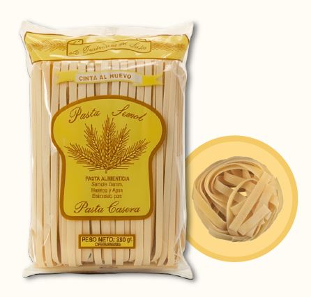 CINTA PASTA CASERA 250GR AL HUEVO