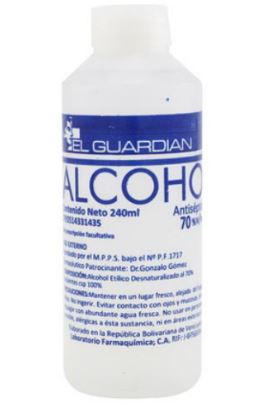 ALCOHOL EL GUARDIAN 240ML ANTISEP
