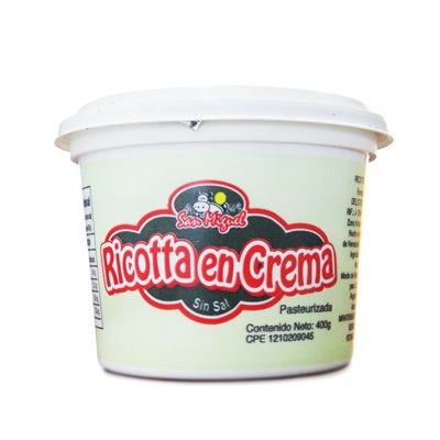 RICOTTA SAN MIGUEL 400GR SIN SAL