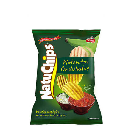 PLATANITOS NATUCHIPS 145GR ONDULADOS