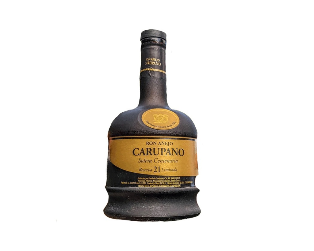 RON CARUPANO 0.75 LT  21 AÑOS
