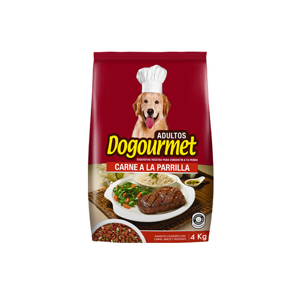 ALIMENTO P/PERRO DOGOURMET 4KG CARN/PARR