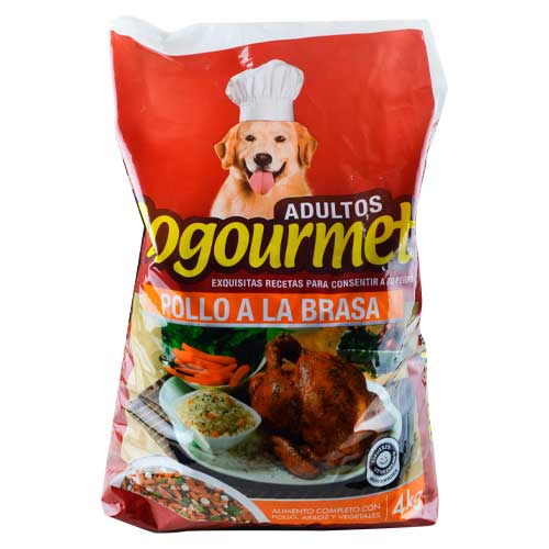 ALIMENTO P/PERRO DOGOURMET 4KG POLL/BRAS