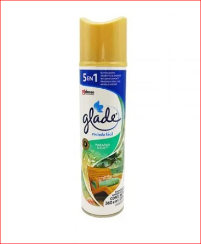 ELIMINADOR OLORES GLADE 360ML PARAISOAZU