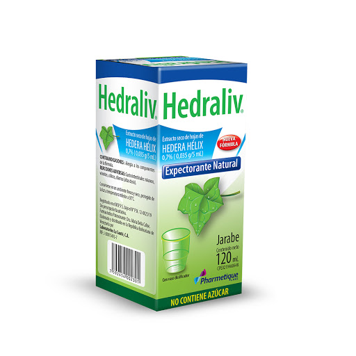 HEDRALIV 0,035G/5ML X 120ML LA SANTE