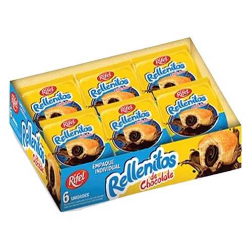 RELLENITOS CHOCOLATE RIFEL 210 GRS