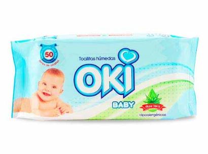 TOALLAS HUMEDAS OKI 50UND ALOE