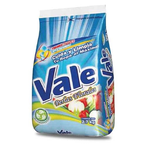 DETERGENTE VALE 2.7KG PERLAS FLORAL POLVO