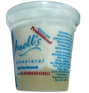 YOGURT FIRME JENELLS 180GR GUANABANA