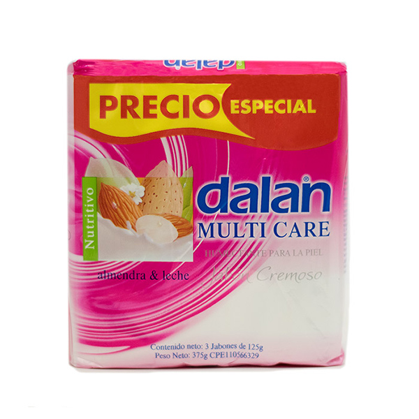 JABON DALAN 125GR X 3UND ALMEND LECHE