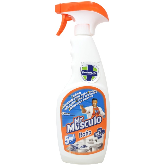 LIMPIADOR MR MUSCULO 500ML BANO 5EN1APA