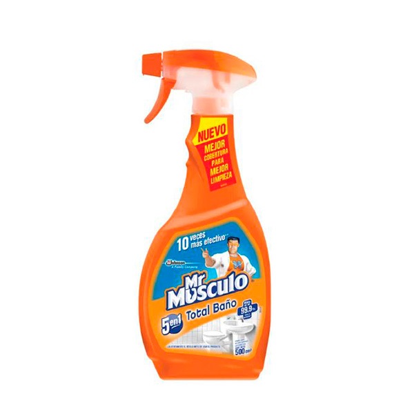 LIMPIADOR MR MUSCULO 500ML BANO 5EN1 RE