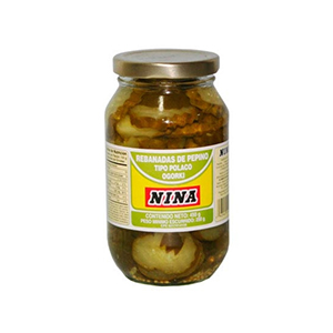 PEPINO NINA 450GR PARA HAMBURGUESAS