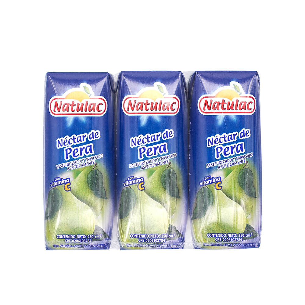 JUGO NATULAC 250ML PERA TRIPACK